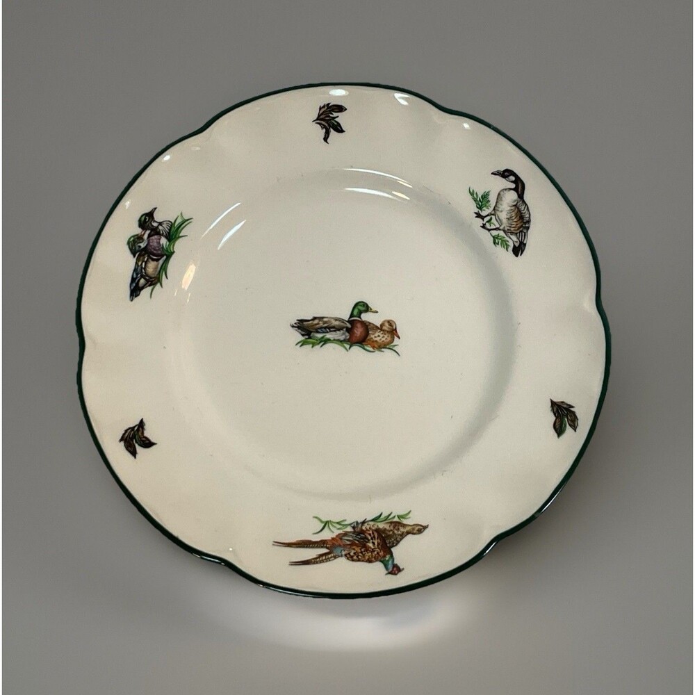 BROOKSHIRE by Johnson Brothers Salad Plate Game Birds Ducks Pheasant 8”